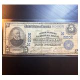 1902 $5 Minneapolis Northwest National Large Bank Note VG/F