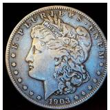 Key Date 1903-S Morgan Silver Dollar, Mid VF, Original Surfaces