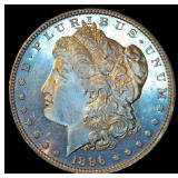 AU+/BU, Semi PL 1896 Morgan Silver Dollar, Original Surfaces w/above Average Strike & Deep Mirrors
