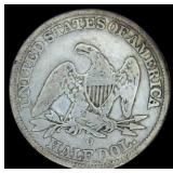 1842-O Seated Liberty Half Dollar, Slightly Better Date