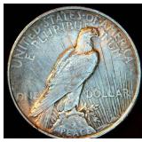 AU 1922 Peace Dollar, Exceptional Original Patina