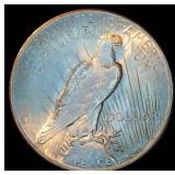 AU+/BU 1925 Peace Dollar, Original Surfaces w/Near Full Luster