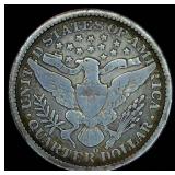 1895-O Barber Quarter, VG, Better Date