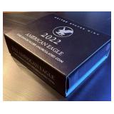 Better Date, Burnished 2022-W 1oz Silver Eagle w/Sleeve, Box & COA, Mint Fresh
