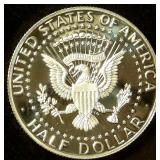 Proof 2019-S .999 Fine Kennedy Half Dollar, .358 oz ASW
