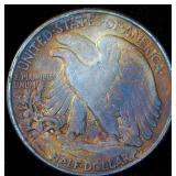 Deeply Toned 1943 Walking Liberty Half Dollar