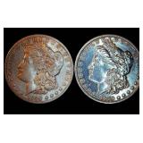 1899-O and 1879-O Morgan Dollars