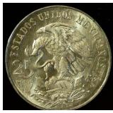 1968 Mexico Olympiad Silver Coin, details