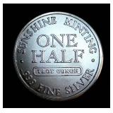 1/2 oz 999 Silver Sunshine Minting Round