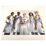 Minnesota Lynx Autographed 8x10 - Maya Moore, Rebekkah Brunson, Lindsay Whalen, Seimone Augustus, and Janel McCarville