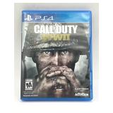 PS4 Call of Duty WWII Video Game in Good Condition