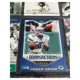 Ahman Green (Packers and Seahawks) Football Card Lot
