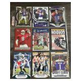 Football Card Lot - JJ McCarthy RC, Dallas Turner RC, and More!