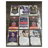 Football Card Lot - JJ McCarthy RC, Dallas Turner RC, and More!