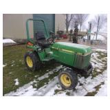 John Deere 855 Deisel Compact Utility Tractor (RUNS)