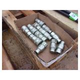 6 Sets Flat Faced Hyd Couplers (UNUSED)