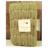 Threshold - Yarn Dye Crinkle Grid Quilt Sham