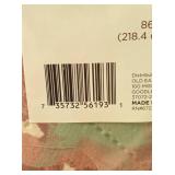 Comfort Bay - Printed Reversible Full/Queen Quilt Floral Washable