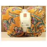 Threshold - Oversized Printed Floral Prima Lush Throw Blanket Gold