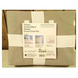 Room Essentials - 2 Piece Cotton Blend Sateen Duvet Cover Set