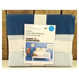 Room Essentials - Cotton Blend Sateen Duvet Cover and Sham Set Ivory/Light