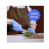 MSRP $120 = 1 Case (1000 gloves) NEW Basic NGPF 7002 Synguard Latex-Free Powder-Free Protein-Free Nitrile Exam Gloves - Size Medium