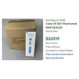 1 Case NEW (360 Thermometers Individually boxed) LSL Healthcare TA-173 Digital Oral/Rectal Thermometers *Accurate, Fast-Reading Thermometers, Ideal for Clinical/Home Use -Designed for Medical Professi