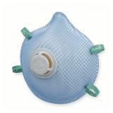 MSRP $160 2 Boxes (10 masks/box) Moldex Particulate Respirators Masks W/Exhale Valve 2307N95 Molded Nose Bridge, Cushion & Softspun Lining *Used for high risk of exposure to airborne particles, in