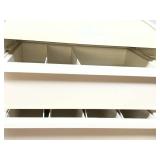 WOW MSRP $5000 Herman Miller Milcare Mobile Multi-Drawer Storage Cabinet - Features Smooth Roll-Up Tambour Accordion Door with Lock - Durable, Clean Design Ideal for Medical, Lab, or Office Use - Exce