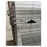 Metro High Quality Heavy Duty 6-Tier Stainless Steel Chrome Finish NSF Wire Storage Cart Truck - Quick Item and Supply Relocation, Smooth Casters for Minimal Effort Transfers - Great Condition!