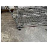 Metro High Quality Heavy Duty 6-Tier Stainless Steel Chrome Finish NSF Wire Storage Cart Truck - Quick Item and Supply Relocation, Smooth Casters for Minimal Effort Transfers - Great Condition!