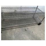 Metro High Quality Heavy Duty 6-Tier Stainless Steel Chrome Finish NSF Wire Storage Cart Truck - Quick Item and Supply Relocation, Smooth Casters for Minimal Effort Transfers - Great Condition!