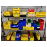 Lot of Mixed Sizes Storage Supply Item Organizer Tray Boxes Bins - For Medical Cart Drawers Or Miscellaneous Tools - Cart Not Included!