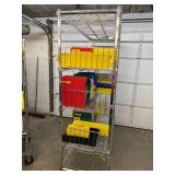 High Quality Heavy Duty 5-Tier Stainless Steel Chrome Finish NSF Wire Storage Cart Truck - Open Metal Construction for Visibility and Airflow, Versatile for Kitchens, Offices, Warehouses, etc. - Great