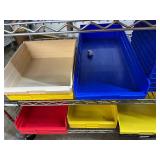 Lot of Mixed Sizes Storage Supply Item Organizer Tray Boxes Bins - For Medical Cart Drawers Or Miscellaneous Tools - Cart Not Included!