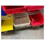Lot of Mixed Sizes Storage Supply Item Organizer Tray Boxes Bins - For Medical Cart Drawers Or Miscellaneous Tools - Cart Not Included!