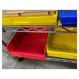Lot of Mixed Sizes Storage Supply Item Organizer Tray Boxes Bins - For Medical Cart Drawers Or Miscellaneous Tools - Cart Not Included!