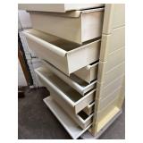 MSRP $3800 High Quality Herman Miller Milcare Multi-Drawer Modular Storage Workstation Mobile Cart – Durable Build with Modular Components & Easy Clean Surfaces – Great for Office, Lab, or Hea