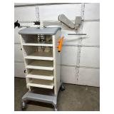 MSRP $5000 Smith & Nephew Promedica Endoscopy Cart Video Tower with 2 Monitor Swivel Arm Mounts - Allows Optimal Pivot and Tilt for Clinician Viewing, Enhances Efficient Use and Safety - Excellent