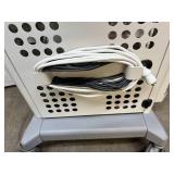 MSRP $5000 Smith & Nephew Promedica Endoscopy Cart Video Tower with 2 Monitor Swivel Arm Mounts - Allows Optimal Pivot and Tilt for Clinician Viewing, Enhances Efficient Use and Safety - Excellent