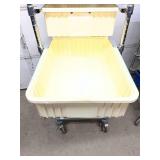 InterMetro Heavy Duty Stainless Steel Mobile Transport Storage Cart Truck with Bin Drawers - NSF Approved - Great Condition!