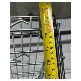 LogiQuip High Quality Heavy Duty 80"x60"x24" 6-Tier Stainless Steel Chrome Finish NSF Wire Storage Cart Truck -Strong Solid Support for Various Items & Supplies - Great Condition! Contents NOT Inc