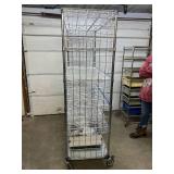 LogiQuip High Quality Heavy Duty 80"x60"x24" 6-Tier Stainless Steel Chrome Finish NSF Wire Storage Cart Truck -Strong Solid Support for Various Items & Supplies - Great Condition! Contents NOT Inc