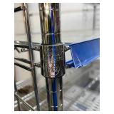 LogiQuip High Quality Heavy Duty 80"x60"x24" 6-Tier Stainless Steel Chrome Finish NSF Wire Storage Cart Truck -Strong Solid Support for Various Items & Supplies - Great Condition! Contents NOT Inc