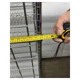 Metro High Quality Heavy Duty 60"x34.5"x24" 3-Tier Stainless Steel Chrome Finish NSF Wire Storage Cart Truck - Durable & Adjustable Shelves, Good for Various Settings - Great Condition!