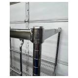 Metro High Quality Heavy Duty 60"x34.5"x24" 3-Tier Stainless Steel Chrome Finish NSF Wire Storage Cart Truck - Durable & Adjustable Shelves, Good for Various Settings - Great Condition!