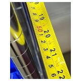 High Quality Heavy Duty 70"x60"x21" 5-Tier Stainless Steel Chrome Finish NSF Wire Storage Cart Truck - Fast Item and Supply Transfers, Smooth Casters for Efficient Mobility - Great Condition! Bins Not