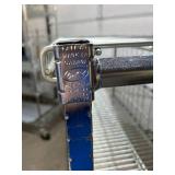 High Quality Heavy Duty 54"x60"x24" 4-Tier Stainless Steel Chrome Finish NSF Wire Storage Cart Truck - Open Airflow Wire Shelving, Durable Steel Racks - Great Condition!