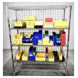 High Quality Heavy Duty 5-Tier Stainless Steel Chrome Finish NSF Wire Storage Cart Truck - Open Metal Construction for Visibility and Airflow, Versatile for Kitchens, Offices, Warehouses, etc. - Great