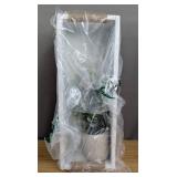 Kohls Tabletop Plant and Basket Decor